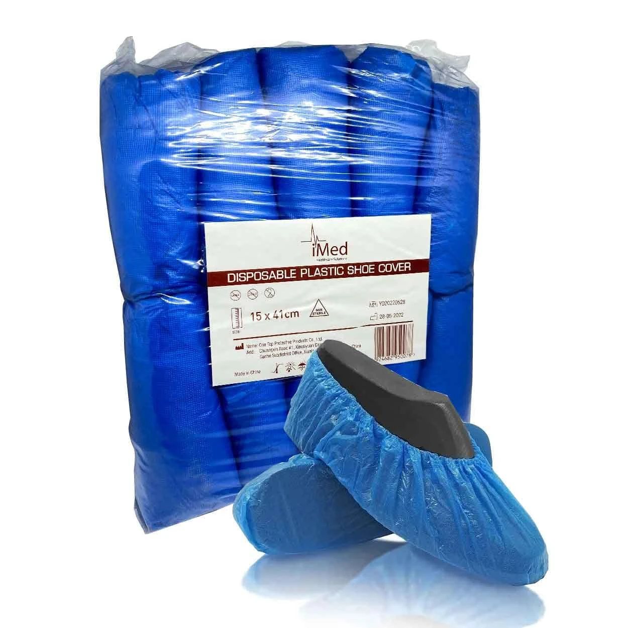 DISPOSABLE PLASTIC SHOE COVER