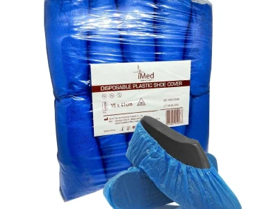 DISPOSABLE PLASTIC SHOE COVER