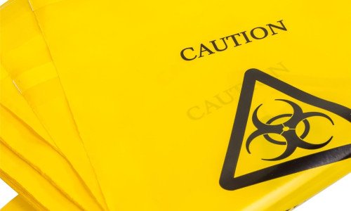 Yellow Biohazard Bag